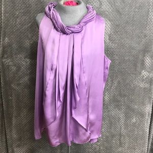 Cato woman braided collar lavender shell